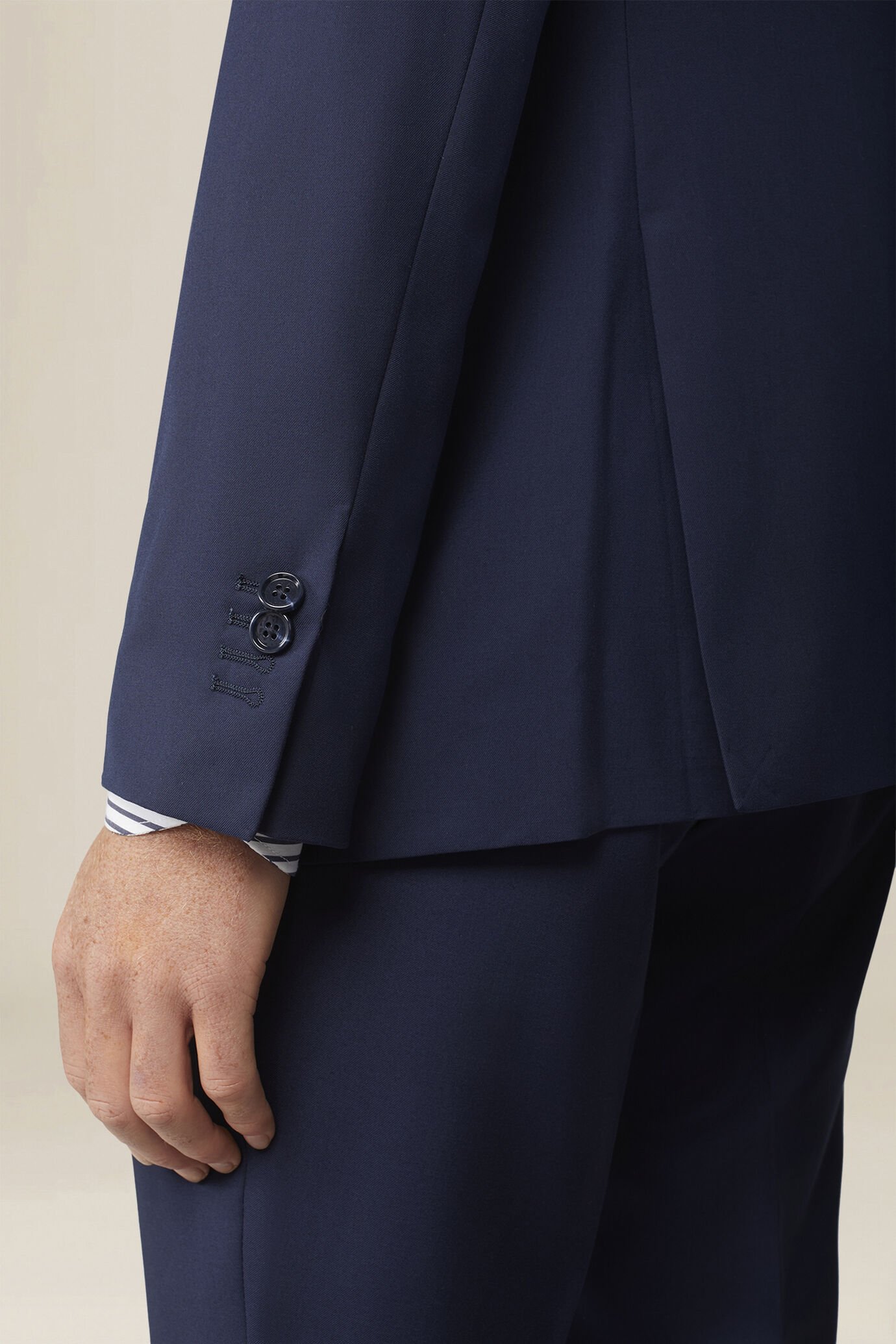 Abito monopetto uomo mix size blue image number 3